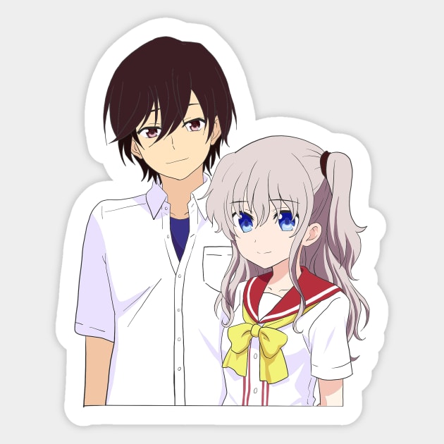 Charlotte- Nao and Yuu Sticker by jenartfart